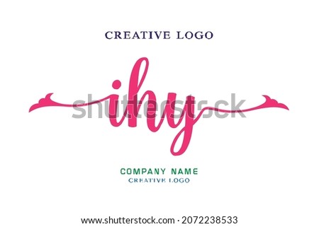 IHY lettering logo is simple, easy to understand and authoritative