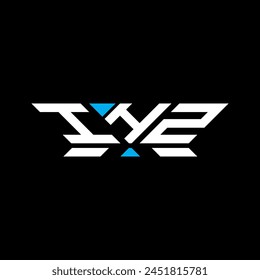 IHZ letter logo vector design, IHZ simple and modern logo. IHZ luxurious alphabet design  