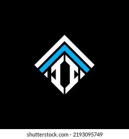 II letter logo creative design with vector graphic, II simple and modern logo.