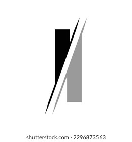 II letter logo design template elements. II letter vector logo.