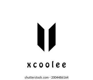 i and ii letter logo design vector template