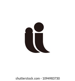 ii letter vector logo