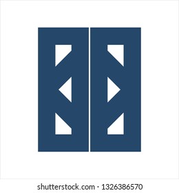 II, LL initials ornamental logo
