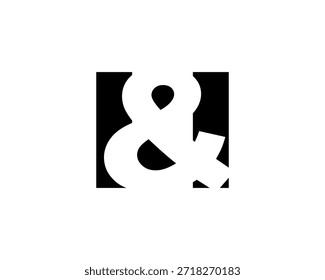 II Logo Design in fett. Schwarz-weißes Identitätssymbol. Modernes Typografie-Emblem. Symbol für Unternehmensbranding. Minimale Geschäftsvorlage.
