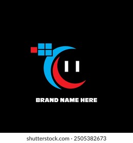 II logo design, II simple and modern logo.
II luxurious alphabet design