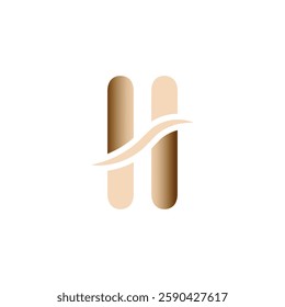 II logo design. Trendy awesome artistic II initial based Alphabet icon logo.