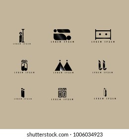 II Logo Vector, Design Letter with Creative Font Set.