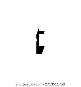 II Negative Space Monogram Logo – Modern Minimal Lettermark Design