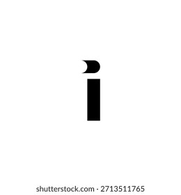 II Negative Space Monogram Logo – Modern Minimal Lettermark Design