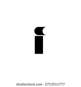 II Negative Space Monogram Logo – Modern Minimal Lettermark Design