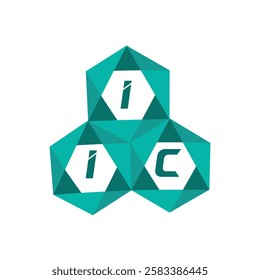 IIC creative minimalist letter logo. IIC unique vector initials alphabet letter logo design
