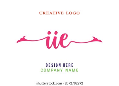 IIE lettering logo is simple, easy to understand and authoritative