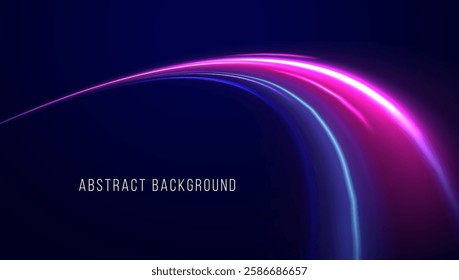 Iight background, speed, wavy, swirl,curve,speedy,vector. Abstract background rotational border lines. Neon stripes in the form of drill, turns and swirl.