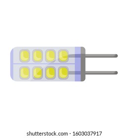Iight bulb vector icon.Cartoon vector icon isolated on white background light bulb.