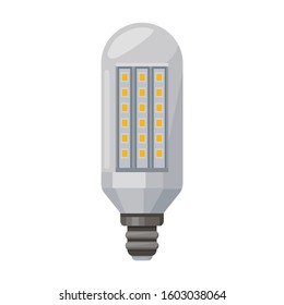 Iight bulb vector icon.Cartoon vector icon isolated on white background light bulb.