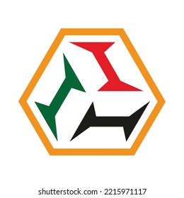 III three-letter initial logo design vector template, monogram, abstract, wordmark, letter mark, business, typography, flat, minimalist, brand, initial letter logo, symbol, geometric,  isolated,