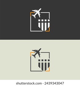 iiii initial monogram logo with square style design.