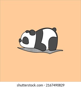 animación del panel de dormir del vector gráfico ilustrativo