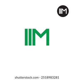 Design do Monograma da Letra do Logotipo IIM