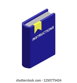 Iimitation of 3D volume. Image of a dictionary book