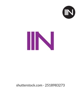 Design Monográfico de Letra de Logotipo IIN