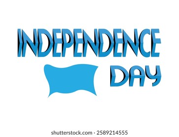 iindependence day typography vactor design.