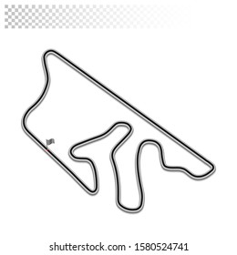 Iitti circuit for motorsport and autosport. Finnish grand prix race track. 