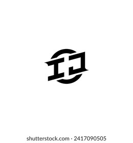 IJ initial game logo, banner design for your e-sports or streaming team