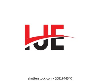 IJE Letter Initial Logo Design Vector Illustration