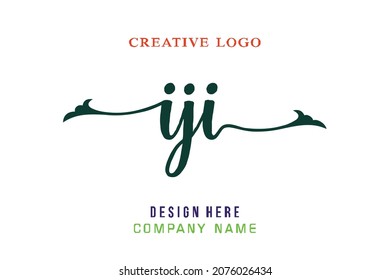 IJI lettering logo is simple, easy to understand and authoritative