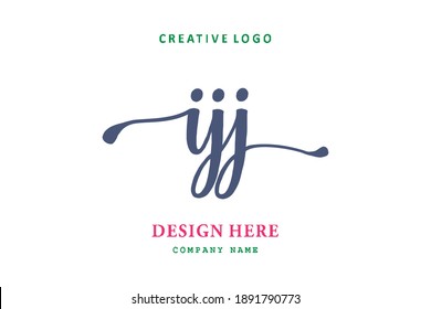 IJJ lettering logo is simple, easy to understand and authoritative