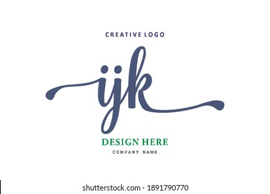 IJK lettering logo is simple, easy to understand and authoritative