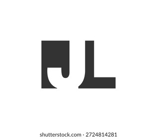 Diseño del logotipo de IJL. Letra inicial I J L estilo de letra en negrita para startups tecnológicas, consultoría, marca corporativa. Nombre creativo de la empresa, titulares de la tipografía, identidad, logotipo de moda. Ilustración vectorial.