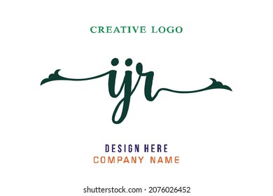 IJR lettering logo is simple, easy to understand and authoritative