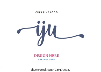 IJU lettering logo is simple, easy to understand and authoritative