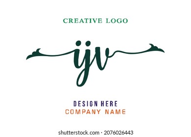 IJV lettering logo is simple, easy to understand and authoritative