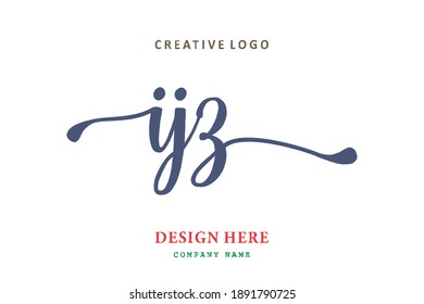 IJZ lettering logo is simple, easy to understand and authoritative