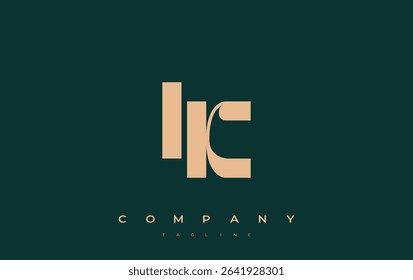 IK Abstract Geometric Logo Design. Modern and elegant logo design with simplistic typography elements, showcasing branding excellence.