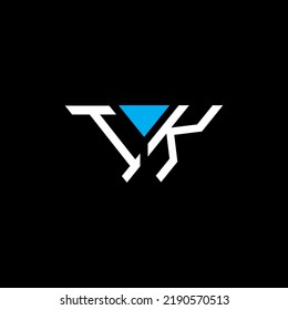 IK letter logo creative design with vector graphic, Abc simple and modern logo design.