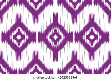 ikat Abstract Ethnic art. Seamless pattern in tribal, folk embroidery, and Mexican style. Aztec geometric art ornament printer. Design for carpet, cover.wallpaper, wrapping, fabric, clothing