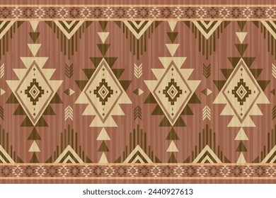 Ikat abstract ethnic art seamless pattern Mexican style wallpaper, set, geometric, oriental, fabric, clothing, print, ornament, Aztec geometric, furniture