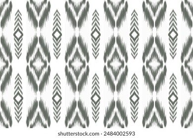 ikat Abstract Ethnic art. Seamless pattern in tribal, folk embroidery, and Mexican style. Aztec geometric art ornament print.Design for carpet, cover.wallpaper, wrapping, fabric, clothing
