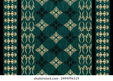 ikat abstract Ethnic art. Seamless pattern in tribal,   folk embroider y, and Mexican Style. Aztec geometric art ornament print. Design for carpet, cover.wallpapers, wrapping, fabric, clothing.