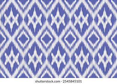 ikat Abstract Ethnic art. Seamless pattern in tribal,folk embroidery,and Mexican style. Aztec geometric art ornament print. Design for carpet,cover,wallpaper,wrapping,fabric,clothing