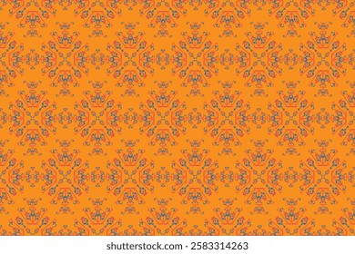 ikat Abstract Ethnic art Seamless pattern in tribal, folk embroidery, and Mexican style. Aztec geometric art ornament print Design for carpet, Cover. Wallpaper, wrapping, fabric, clothing, pixel art