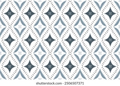 ikat Abstract Ethnic art.Seamless pattern in tribal,folk embroidery,and Mexican
style.Aztec geometric art ornament print.Design for carpet,cover.wallpaper,
wrapping,fabric,clothing.