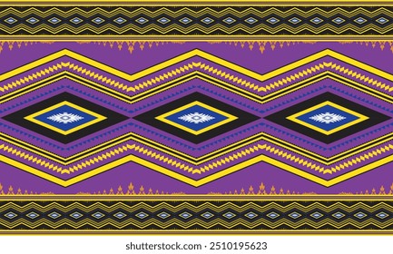 Ikat abstract ethnic  art.seamless pattern in tribal,folk embroidery,and Mexican style.
Aztec geometric art ornament print.Design for carpet,cover.wallpaper,wrapping,fabric,clothing.