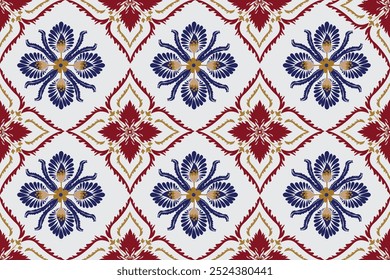 ikat Arte étnico Abstractas. Patrón sin fisuras en estilo tribal, popular y mexicano. Impresión geométrica azteca del ornamento del arte. Diseño para la alfombra, cover.Fondo de pantalla, envoltura, tela, ropa