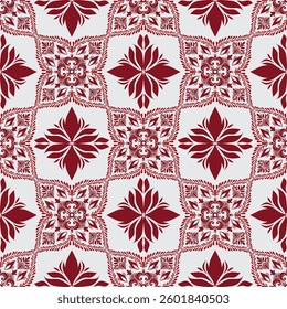 ikat Abstract Ethnic art.Seamless pattern in tribal, folk embroidery, and Mexican style. Aztec geometic  art ornament print.Design for carpet.
