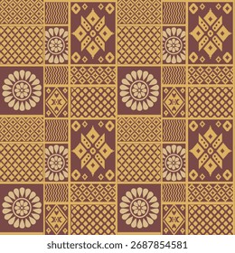 ikat Arte étnico Abstractas. Patrón sin fisuras en estilo tribal, popular y mexicano. Impresión geométrica azteca del ornamento del arte. Diseño para la alfombra, cover.Fondo de pantalla, envoltura, tela, ropa